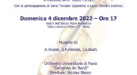 Domenica 4 dicembre 2022, alle ore 17, l’Orchestra universitaria di Pavia Camerata de’ Bardi apre la stagione musicale invernale proponendo alla cittadinanza un concerto in memoria del Maestro Guido Torciani, […]